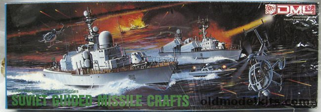 DML 1/700 Soviet Guided Missile Boats Tarantul I / Tarantul II / Osa I / Osa II / (2) MH-6 Helicopters / (2) Iranian Gun Boats, 7013 plastic model kit